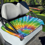 Swirl Tie Dye Print Golf Cart Seat Cover