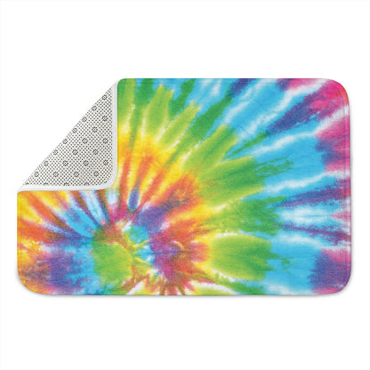 Swirl Tie Dye Print Indoor Door Mat