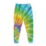 Swirl Tie Dye Print Jogger Pants