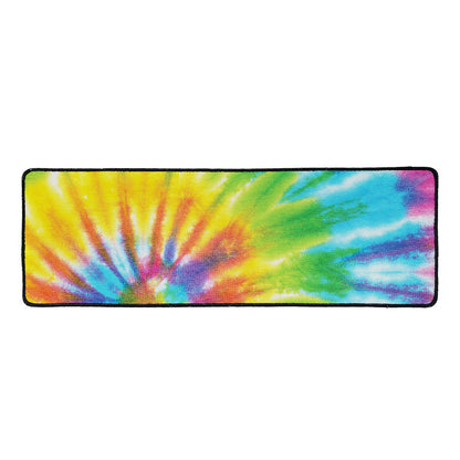 Swirl Tie Dye Print Long Kitchen Mat