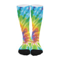 Swirl Tie Dye Print Long Socks