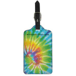 Swirl Tie Dye Print Luggage Tag