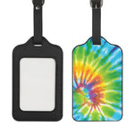 Swirl Tie Dye Print Luggage Tag