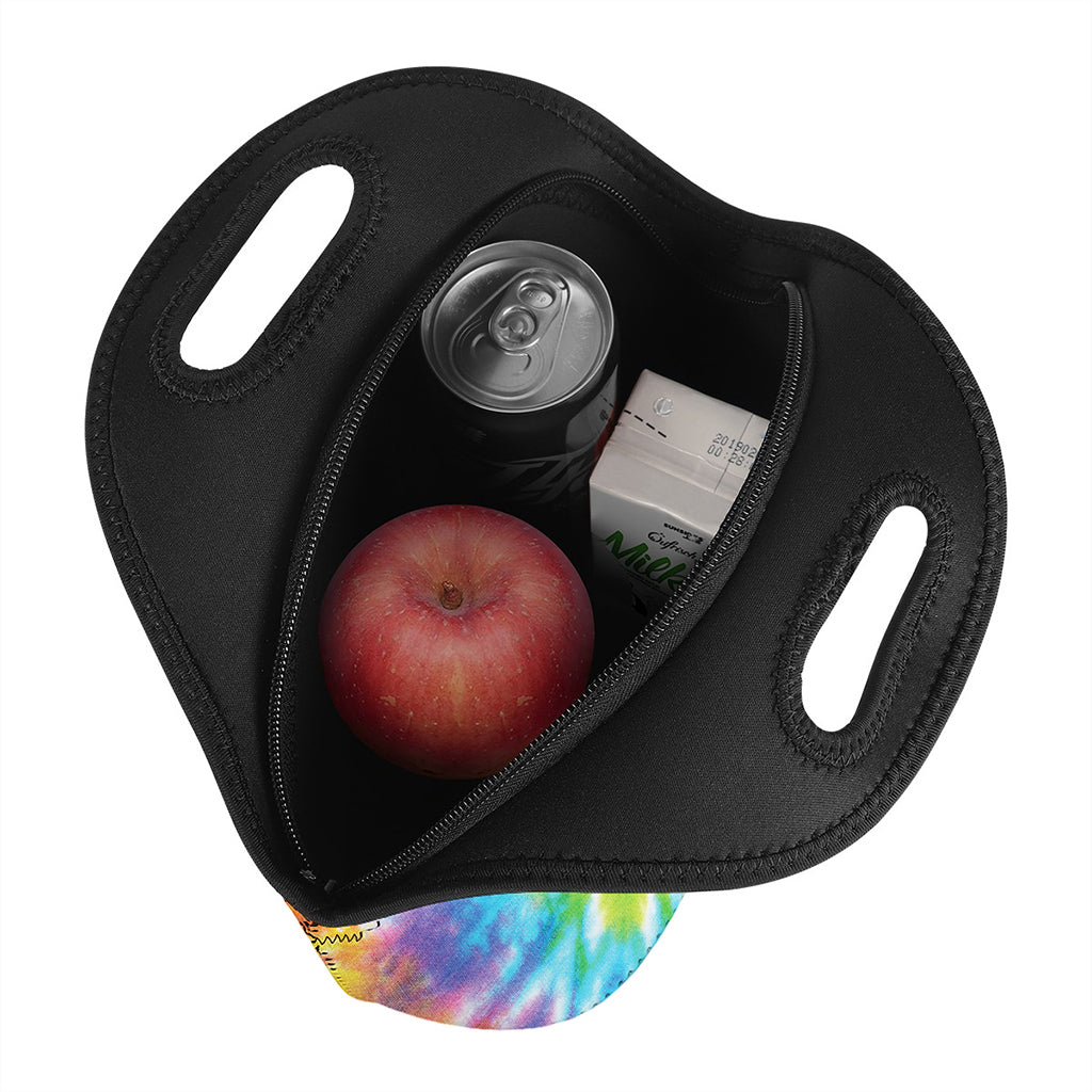 Swirl Tie Dye Print Neoprene Lunch Bag