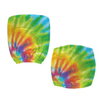 Swirl Tie Dye Print Office Chair Cover