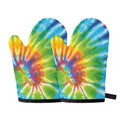 Swirl Tie Dye Print Oven Mitts
