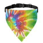 Swirl Tie Dye Print Over The Collar Dog Bandana