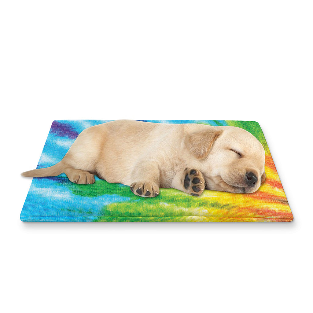 Swirl Tie Dye Print Pet Cooling Mat Cover