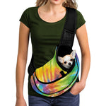 Swirl Tie Dye Print Pet Sling Carrier
