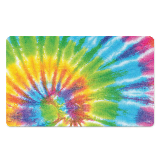 Swirl Tie Dye Print Polyester Doormat