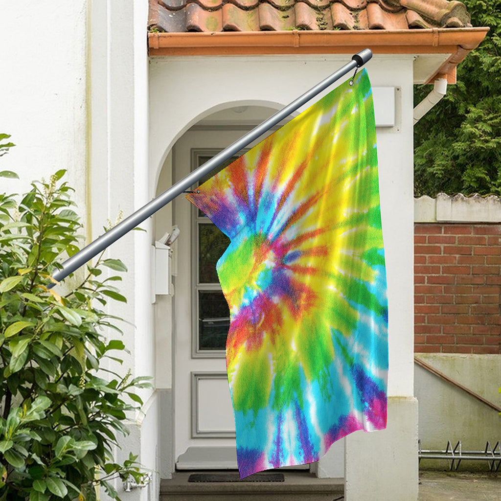 Swirl Tie Dye Print Polyester Flag