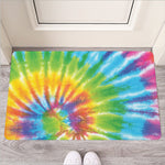 Swirl Tie Dye Print Rubber Doormat