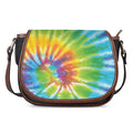 Swirl Tie Dye Print Saddle Bag