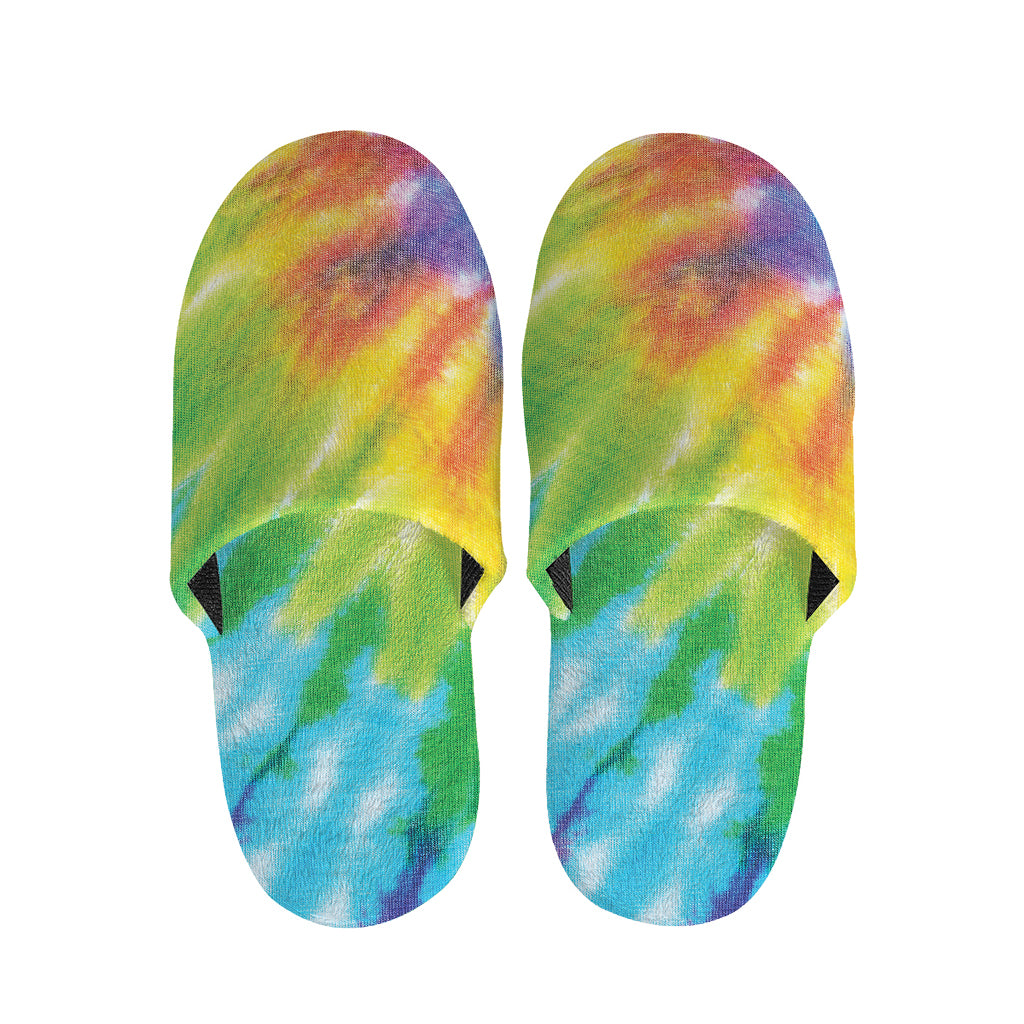 Swirl Tie Dye Print Slippers