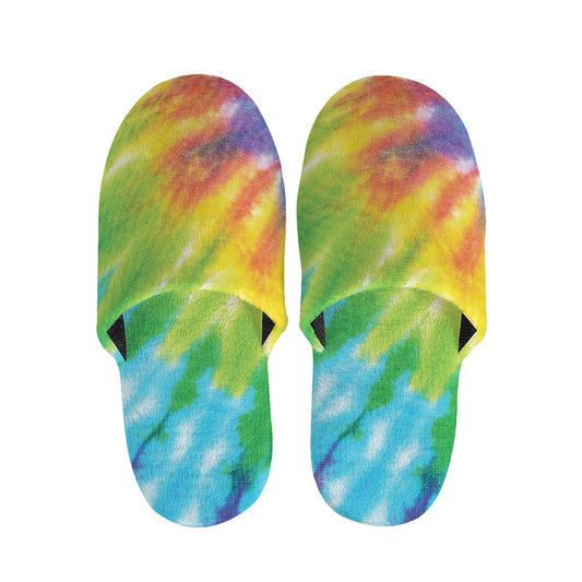Swirl Tie Dye Print Slippers