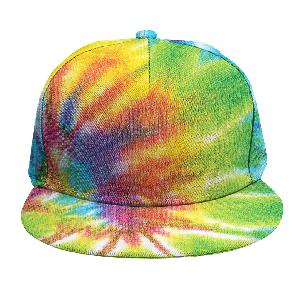 Swirl Tie Dye Print Snapback Cap