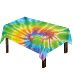 Swirl Tie Dye Print Tablecloth