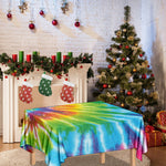 Swirl Tie Dye Print Tablecloth