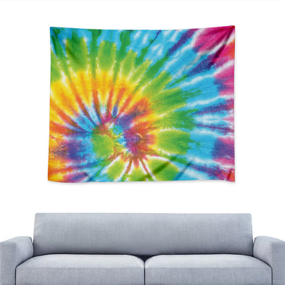 Swirl Tie Dye Print Tapestry