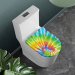 Swirl Tie Dye Print Toilet Lid Cover