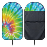 Swirl Tie Dye Print Waterproof Car Seat Cover
