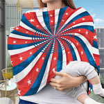 Swirly American Patriotic Print Baby Seat Cover