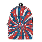 Swirly American Patriotic Print Backpack