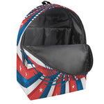 Swirly American Patriotic Print Backpack