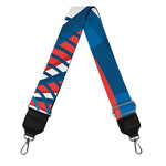 Swirly American Patriotic Print Bag Strap