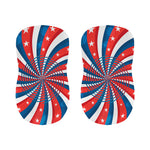 Swirly American Patriotic Print Bar Stool Covers