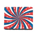 Swirly American Patriotic Print Bifold Wallet