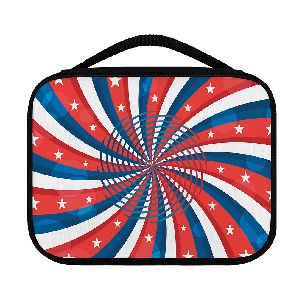 Swirly American Patriotic Print Classic Bible Case