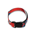 Swirly American Patriotic Print Dog Collar