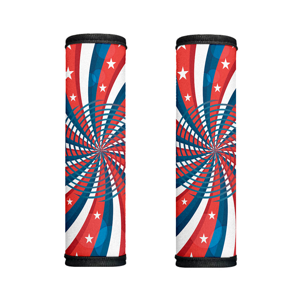 Swirly American Patriotic Print Handle Covers