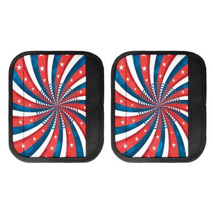 Swirly American Patriotic Print Handle Covers