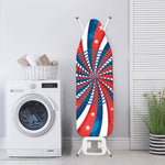 Swirly American Patriotic Print Ironing Board Cover