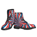 Swirly American Patriotic Print Backpack