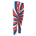 Swirly American Patriotic Print Men's Compression Pants