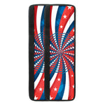 Swirly American Patriotic Print Refrigerator Handle Covers