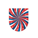 Swirly American Patriotic Print Toilet Lid Cover