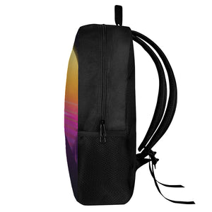 Synthwave Pyramid Print 17 Inch Backpack