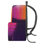 Synthwave Pyramid Print Backpack