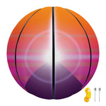 Synthwave Pyramid Print Basketball