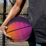Synthwave Pyramid Print Basketball