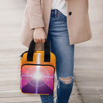 Synthwave Pyramid Print Bible Tote Bag