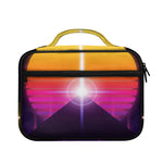 Synthwave Pyramid Print Briefcase Bible Bag