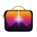 Synthwave Pyramid Print Briefcase Bible Bag