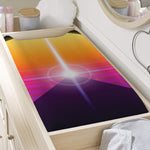 Synthwave Pyramid Print Changing Pad Cover
