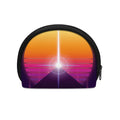 Synthwave Pyramid Print Coin Purse