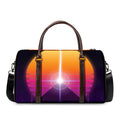 Synthwave Pyramid Print Duffel Bag